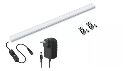 Led 1mt Lampara Luz Negra Ultra Violeta +fuente+tecla Perfil