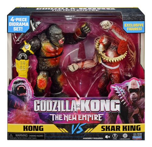 Figura Godzilla Vs Kong The New Empire Kong Vs Skar King 