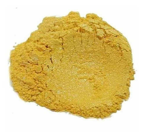 Pigmento Natural Mica Grado Cosmetico Dark Yellow 100grs
