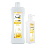Salerm Yellow Shot Shampoo 1lt + Gel Rizos Booster 300ml