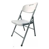 Silla Plegable Reforzada Jardin Hogar Camping Eventos Blanca