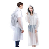 Poncho Impermeable Unisex Para Lluvia, 2 Piezas