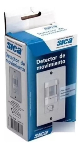 Sensor De Movimiento Infrarrojo Embutir 5x10 Sica Detector