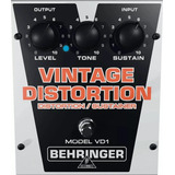 Behringer Vd1 Vintage Distortion Pedal Guitarra Vintage