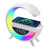 Reloj Despertador Velador Bluetooth 4 En 1