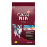 Ração Gatos Castrados Salmão E Arroz Menu 10,1kg Granplus