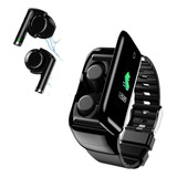 2in1 M7 Bluetooth Smart Watch Con Auriculares Fitness