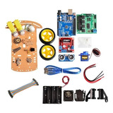 Kit Chasis Completo Auto 2wd / Robot Arduino Compatible