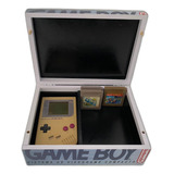 Caixa De Mdf Para Game Boy E Porta Cartuchos 