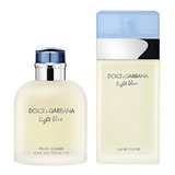 Perfume Hombre Y Mujer Dolce & Gabbana Light Blue Edt Combo