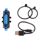 Luz 5 Led Trasera Bicicleta Recargable Usb 5v Secuencias Sup