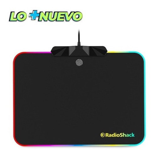 Mouse Pad Gamer Con Iluminación Rgb Radioshack Negro | 89325