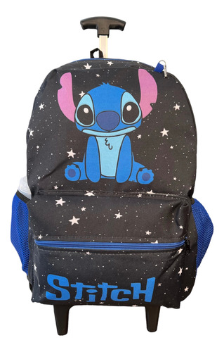 Mochila Escolar Lilo & Stitch Bolsa Rodinha Reforcada