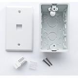 Kit Jack Rj45 Cat6e + Face Plate *1 + Caja 5800