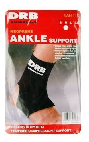 Tobillera Neoprene  Ajustables Marca Drb, Diferentes Tallas