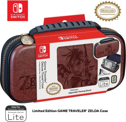 Estuche Travel Nintendo Switch Deluxe Zelda Tipopiel C Nuevo