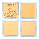 Base De Maquiagem Em Pó Pink 21 Pó Compacto Cs4265 Day Dream Tom Claro  -  Kit De 3 Unidades De 7.5ml 45g