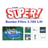 Piscina Intex 6503 Lts Bomba Filtro 3785 Lh 220v Capa Forro