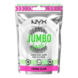 Pestañas Postizas Veganas Nyx Jumbo Lash! Fringe Glam 1 Par