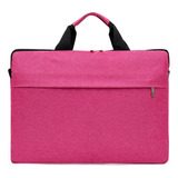 Bolsa Portátil Multifuncional Rosa Para Cuaderno