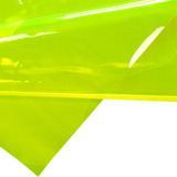 Plástico Pvc Colorido Neon Translúcido  - 4m X 1,40m