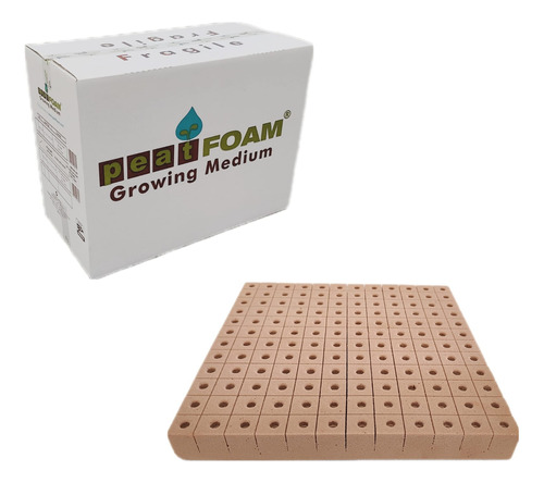 Caja Peat Foam Foami 26 Placas Espuma Agricola Hidroponica 