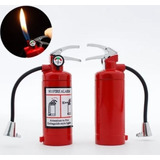 Mechero Luz Led Mini Extintor Extinguidor Gas Butano Ae57