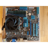 Combo Mother Asus+ Amd Phenom Ii X4 955+ 8gb Ram Ddr2 Excel