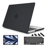 Protector Color Negro Mate Compatible Con Macbook Air A2681