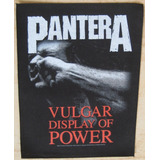 Back Patch Para Costas - Pantera Vulgar Display Bp2 Oficial