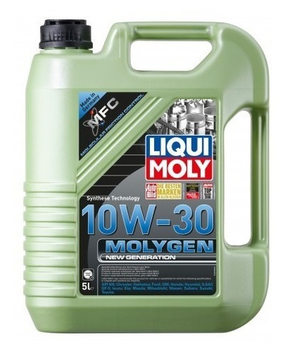 Aceite Liquimoly Molygen Nueva Generación 10w-30 5 Litros