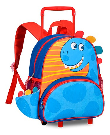 Mochila E Lancheira Infantil Dinossauro Escolar Menino Clio