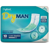 Absorvente Geriatrico Masculino Dryman C/ 50 Original Kit