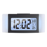 Reloj Despertador Led Color Negro