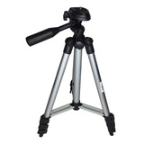 Tripé Compacto Kt-3111 Pan/tilt De 1.06m E Suporta Até 2kg Cor Cinza