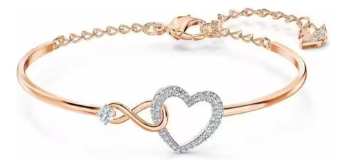 Pulsera Swarovski Corazón Infinito