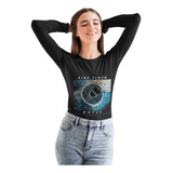 Polera Larga Dama Pink Floyd Rock Pulse Algodon Estampado