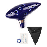 Mr.power 12 Agujeros Ocarina Alto C Flauta Occarina Taps Blu