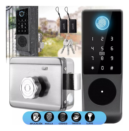 Smart Lock,chapa Inteligente,electrónica Exterior Impermeabl