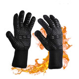 Guantes Bbq De Fuego P/ Parrilla Cocina - Reforzados 800° C