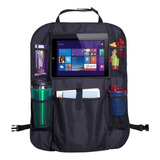 Organizador Auto Asiento Porta Tablet iPad Celular Botella