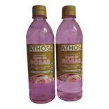 Agua De Rosas Athos Medio Litro 500ml - mL a $18