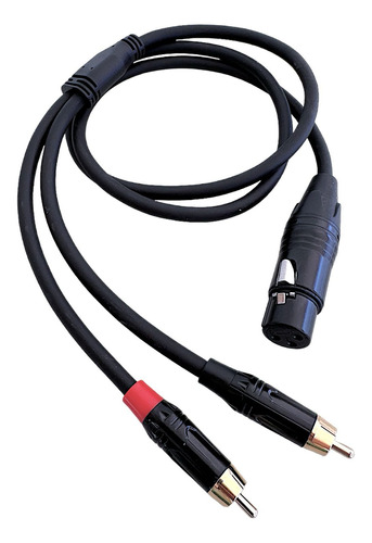 Cable De Audio Rca Macho A Hembra Xlr Canon