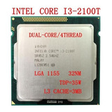 Procesador Intel Core I3-2100t Funciona Con Board H61 Lg1155