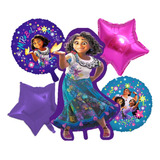 Globos Metálicos (5 Pzas) - Fiesta Temática Encanto Maribel