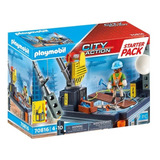 Playmobil Playset City Action La Construccion Con Grua 70816