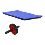 Set Kit Colchoneta 1mt + Rueda Abdominal Ab Wheel - Gymtonic