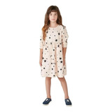 Vestido Infantil Menina Em Tecido De Viscose