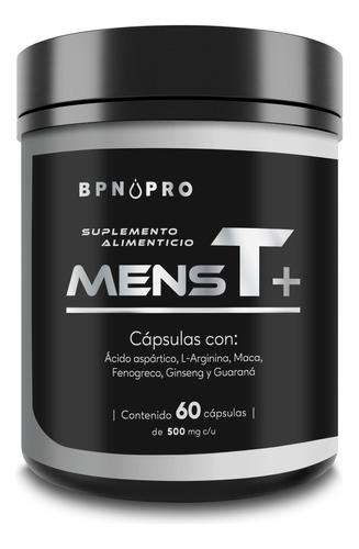 Precursor De Testosterona Vitamina Para Hombre Bpn Pro Mens