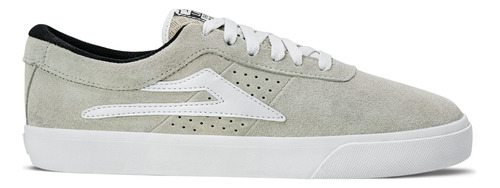 Tênis Lakai Sheffield White Black Leather